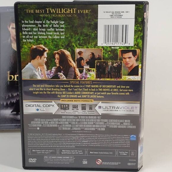 The Twilight Saga: Breaking Dawn part 2 (2012 Film) 2 Disc SE [DVD] - Picture 4 of 4